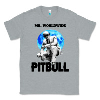 Heather Grey merch mr worldwide pit bull Classic Tee - artisFamous