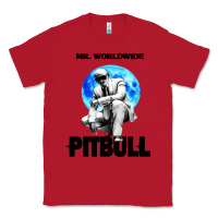 Red merch mr worldwide pit bull Classic Tee - artisFamous