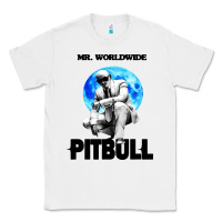 White merch mr worldwide pit bull Classic Tee - artisFamous