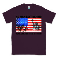 Plum no man left behind means something to the rest of us Classic Tee - artisFamous
