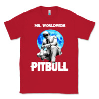 Red merch mr worldwide pit bull Classic Tee - artisFamous