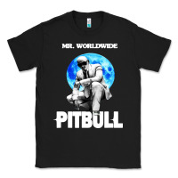 Black merch mr worldwide pit bull Classic Tee - artisFamous