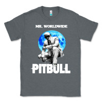Charcoal Heather merch mr worldwide pit bull Classic Tee - artisFamous