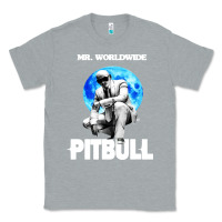 Heather Grey merch mr worldwide pit bull Classic Tee - artisFamous