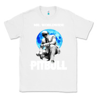 White merch mr worldwide pit bull Classic Tee - artisFamous