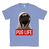 Colony Blue pug life Classic Tee - artisFamous