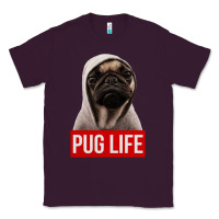 Plum pug life Classic Tee - artisFamous