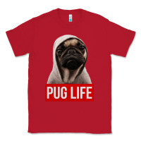 Red pug life Classic Tee - artisFamous