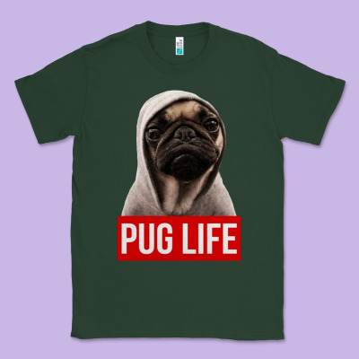 Pug Life Classic Tee Designed By Artisfamous