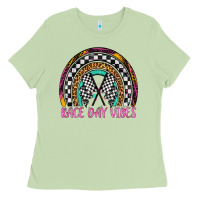 Matcha race day vibes rainbow Ladies Tee - Artiststas