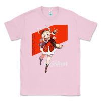 Bubblegum Pink Genshin Impact Klee Classic Tee - artisFamous
