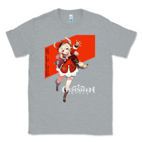 Heather Grey Genshin Impact Klee Classic Tee - artisFamous