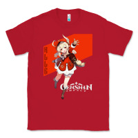 Red Genshin Impact Klee Classic Tee - artisFamous