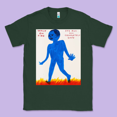 Walk Davids On Fire Classic Tee Designed By Artisfamous