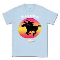 Dusty Blue neil crazy horse Classic Tee - artisFamous