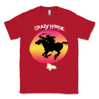 Red neil crazy horse Classic Tee - artisFamous