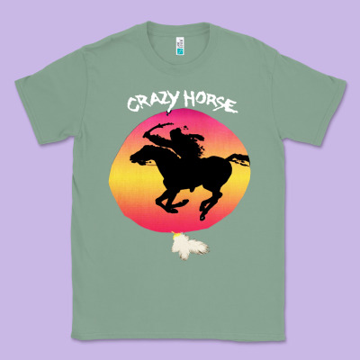 Neil Crazy Horse Classic Tee Designed By Artisfamous