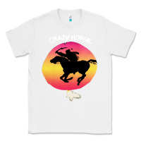 White neil crazy horse Classic Tee - artisFamous