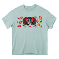 Arona sugar skull rose libbey glass Heavy Core Tee - BundleAndBundleShop