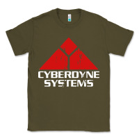 Army Green cyber dyne systems Classic Tee - artisFamous