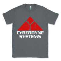 Charcoal Heather cyber dyne systems Classic Tee - artisFamous
