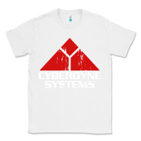 White cyber dyne systems Classic Tee - artisFamous