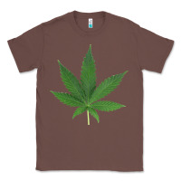Chestnut Weed leaf Classic Tee - artisFamous