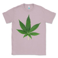 Lilac Weed leaf Classic Tee - artisFamous