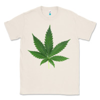 Natural Weed leaf Classic Tee - artisFamous