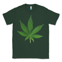 Sports Green Weed leaf Classic Tee - artisFamous