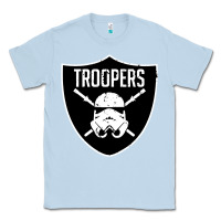 Dusty Blue troopers Classic Tee - artisFamous