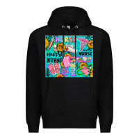 Black western nurse Premium Hoodie - AdoDesignShop