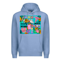 Colony Blue western nurse Premium Hoodie - AdoDesignShop