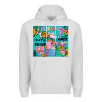 Dove Grey western nurse Premium Hoodie - AdoDesignShop