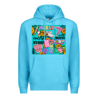 Ocean Blue western nurse Premium Hoodie - AdoDesignShop