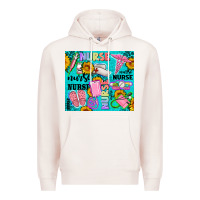 Pale Pink western nurse Premium Hoodie - AdoDesignShop