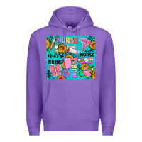 Purple western nurse Premium Hoodie - AdoDesignShop