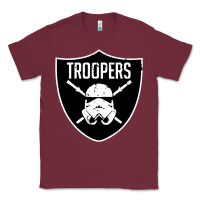 Burgundy troopers Classic Tee - artisFamous