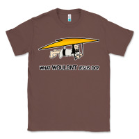 Chestnut what wouldnt jesus do Classic Tee - artisFamous