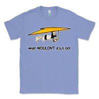 Colony Blue what wouldnt jesus do Classic Tee - artisFamous