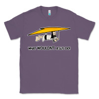 Lavender what wouldnt jesus do Classic Tee - artisFamous
