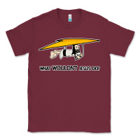 Burgundy what wouldnt jesus do Classic Tee - artisFamous