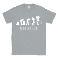 Heather Grey alien evolution Classic Tee - artisFamous