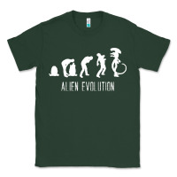 Sports Green alien evolution Classic Tee - artisFamous