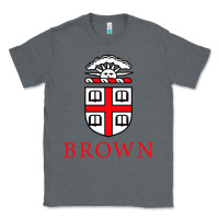 Charcoal Heather brown university Classic Tee - artisFamous