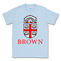 Dusty Blue brown university Classic Tee - artisFamous