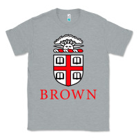 Heather Grey brown university Classic Tee - artisFamous