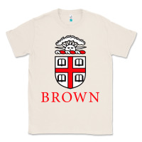 Natural brown university Classic Tee - artisFamous