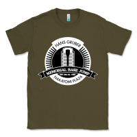 Army Green hans gruber day Classic Tee - artisFamous