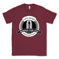 Burgundy hans gruber day Classic Tee - artisFamous